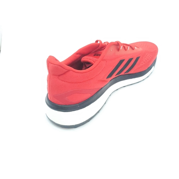 Adidas mens boost athletic shoes Red black lace up - Picture 7 of 8